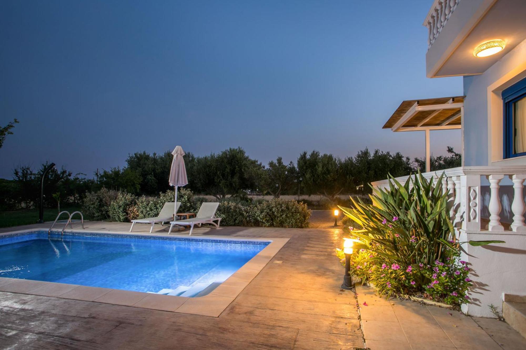 Rita Mare Seafront Villas Heated Pools Γεννάδι Εξωτερικό φωτογραφία
